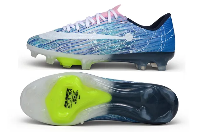 Nike Mercurial Vapor Blue Multicolor Low-Cut Synthetic Upper Firm-Ground Soccer Shoes