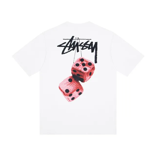 Stussy Stock Logo Dice Graphic T-Shirt