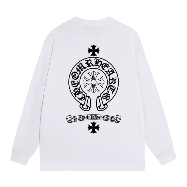 Comme des Garçons PLAY White Black Long-Sleeve Crewneck T-Shirt