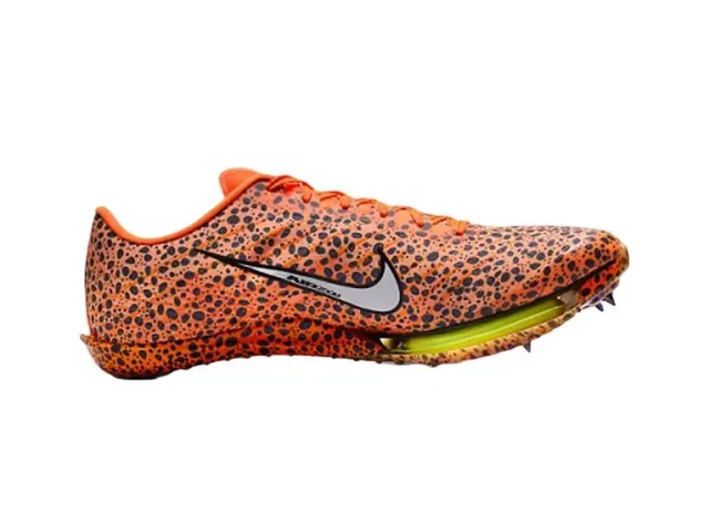 Nike White Black Orange Track Spike Running Shoes