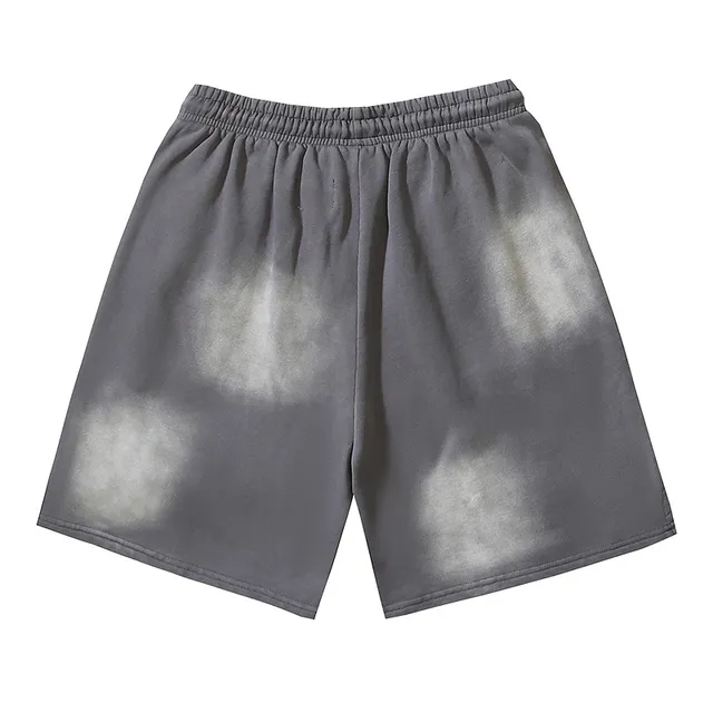 Hellstar Bleach-Wash Drawstring Shorts