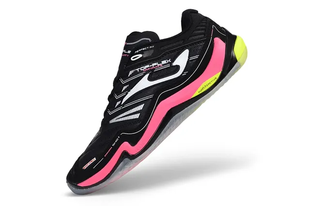 Joma TOP-FLEX Ultimate Black Pink Performance Silhouette Synthetic Mesh And Overlay Upper Lifestyle Sneakers