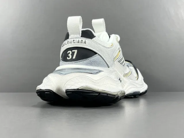 New Balance 9060 White and Black Chunky Sneakers