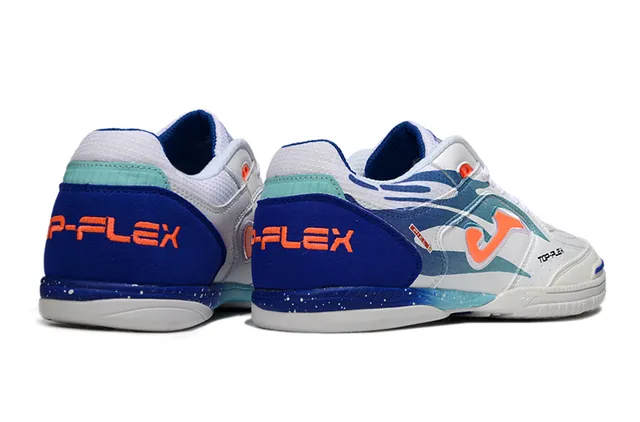 Joma Top-Plex White Blue Synthetic Upper Sneakers