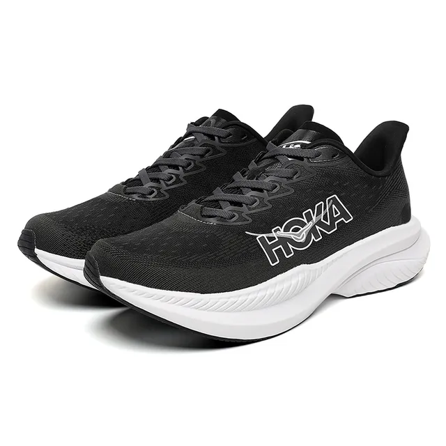 Hoka Mach 6 Black White Running Shoes