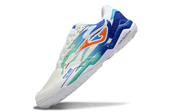 Joma Perfect White Multicolor Low-Top Synthetic-Mesh Upper Sneakers