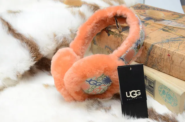 UGG Tasman Shearling Ear Warmers Multicolor Beanie