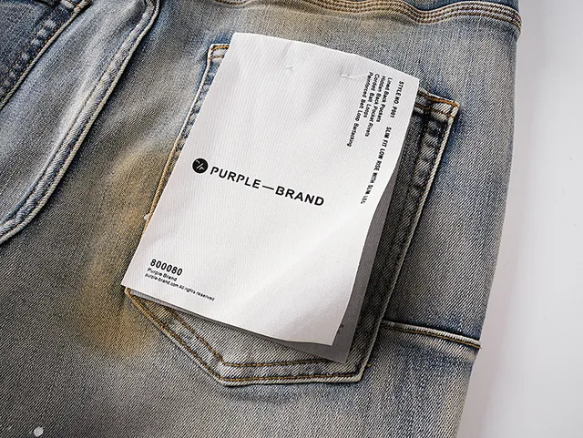 Purple Brand Distressed Paint-Splattered Bleach-Wash Slim-Fit Jeans