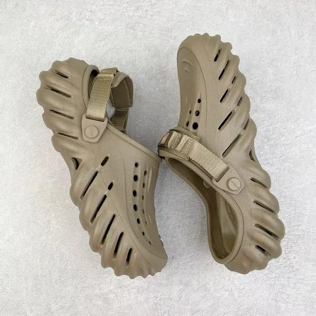 Crocs Echo Clog Beige Molded Foam Clog