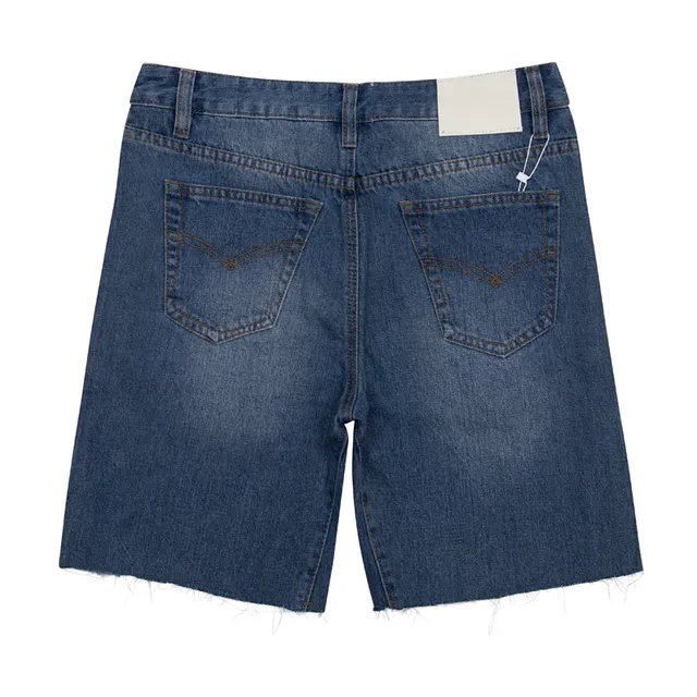 Gallery Dept Side-Panel Contrast Denim Shorts
