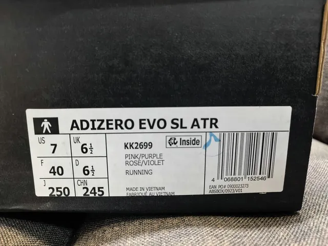 Adidas Adizero Evo SL ATR Dusty Pink Silver Running Shoes