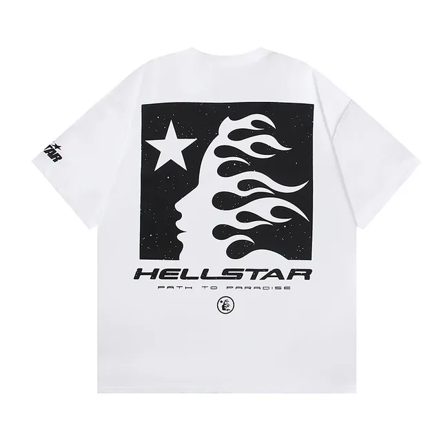 Hellstar Path to Paradise Graphic Print White T-Shirt