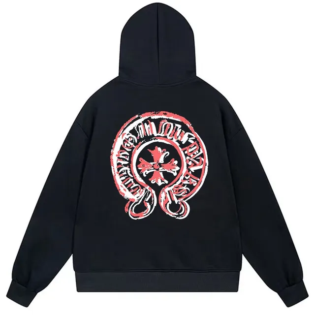 White Oversized Graphic Print Hoodie