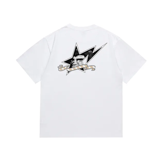 A Bathing Ape Graphic Print Crew-Neck Relaxed Fit T-Shirt