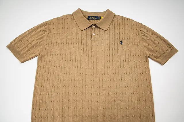 Polo Ralph Lauren Cable Knit Polo Shirt