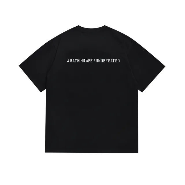 A Bathing Ape ABC Camo Five Bars Black T-Shirt