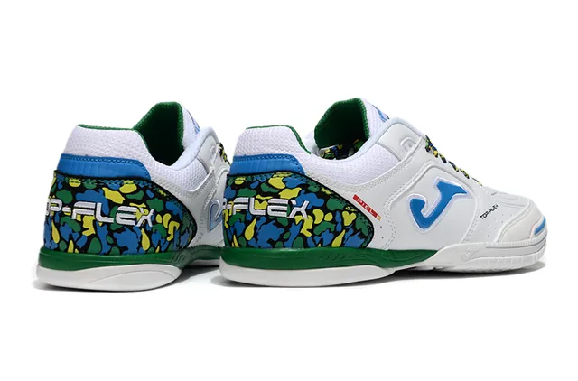 Joma Top-Plex White Blue Synthetic Upper Sneakers