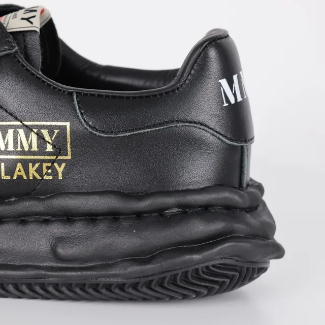 MMY Blakey Black Leather Lifestyle Sneaker