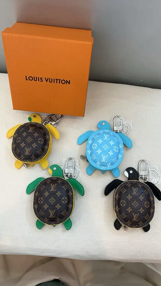 Louis Vuitton Multicolor Turtle Silhouette Monogram Canvas Coin Purse