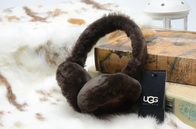 Black Brown Fur-Lined Mesh Interior Beanie