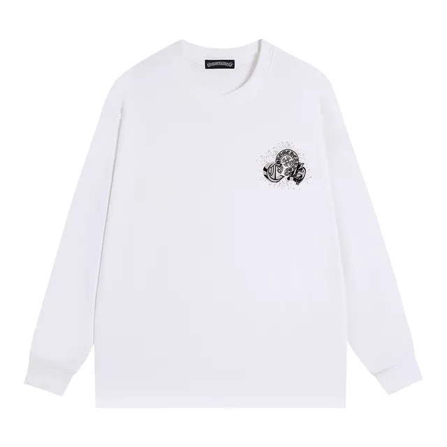 Chrome Hearts Cross Motif Graphic Back Long-Sleeve T-Shirt