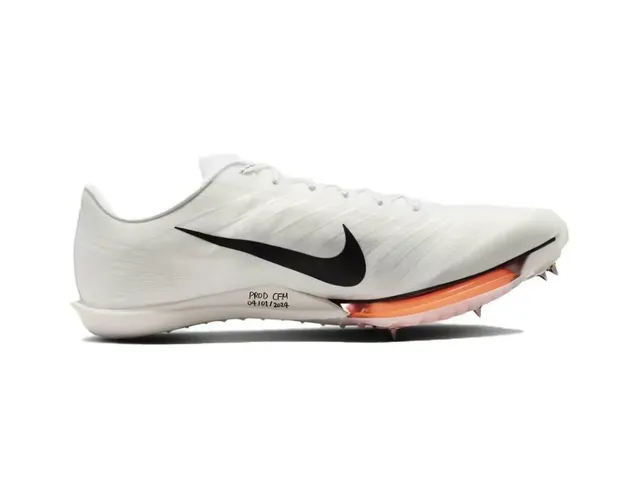 Nike White Black Orange Track Spike Running Shoes