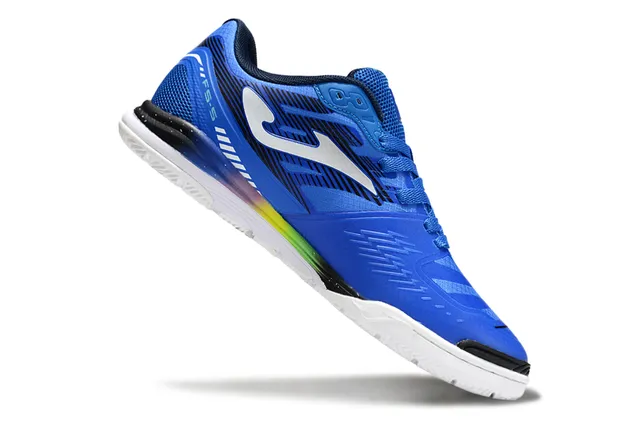 Joma Regate White Blue Low-Top Synthetic-Mesh Upper Sneakers