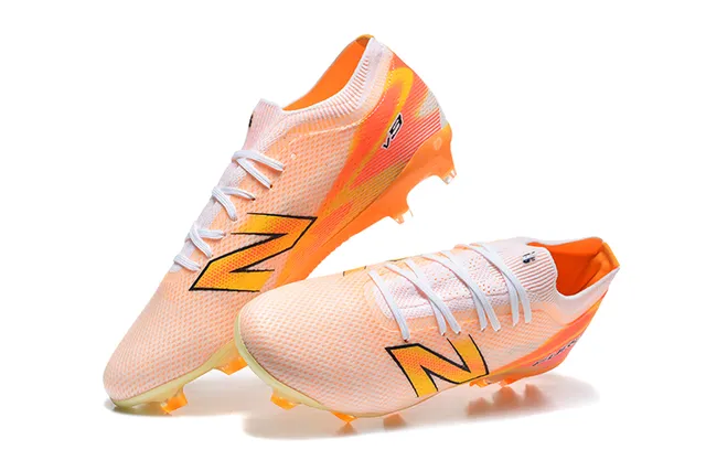 New Balance Furon Gradient Peach Orange Firm-Ground Soccer Shoes
