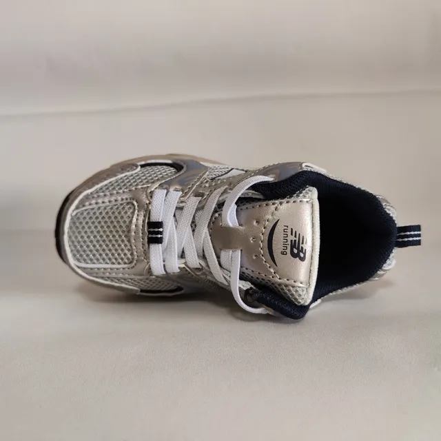 New Balance 9060 Beige Silver Chunky Sneakers