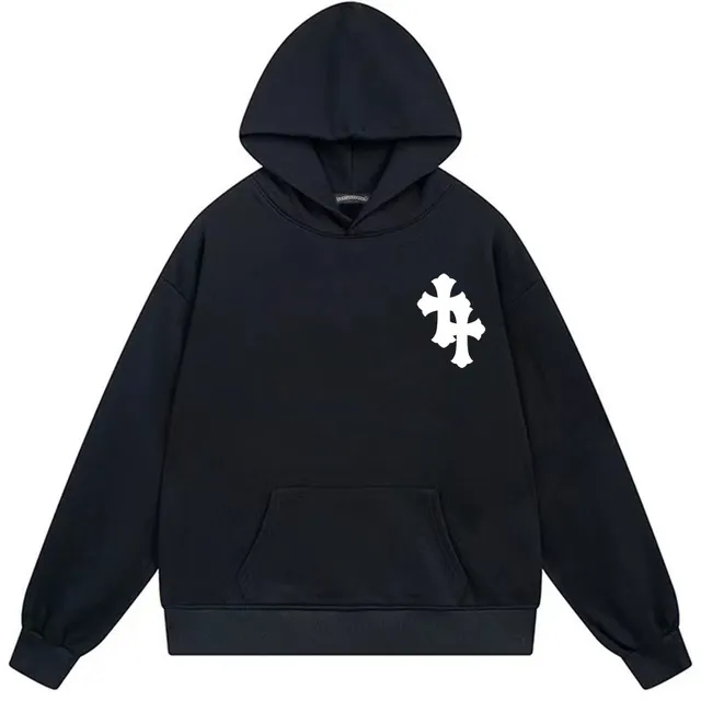 Chrome Hearts Crest Graphic Black Hoodie