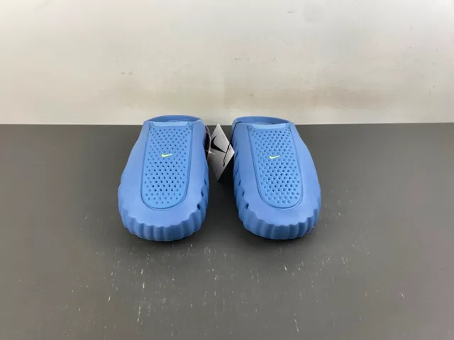 Nike Blue White Molded Foam Perforated Upper Slippers
