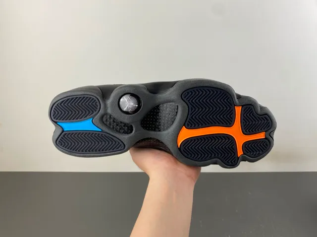 Air Jordan 13 Black Studded High-Top Basketball Shoes