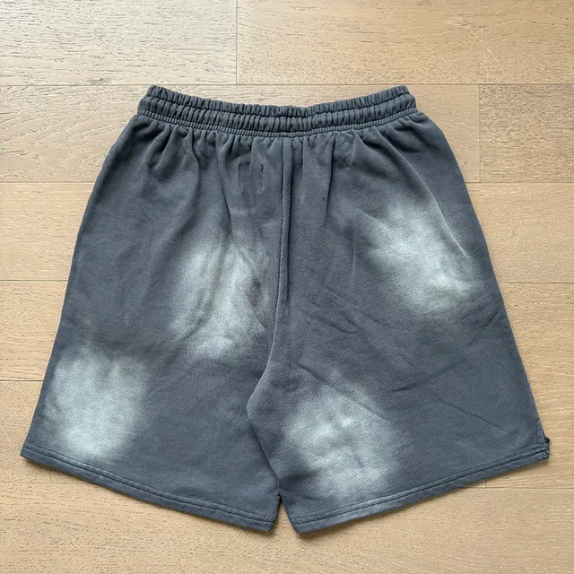 Hellstar Bleach-Wash Drawstring Shorts