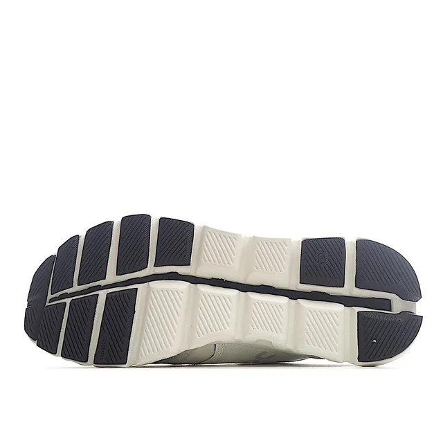 On Cloudmonster Off-White and Navy Running Shoes