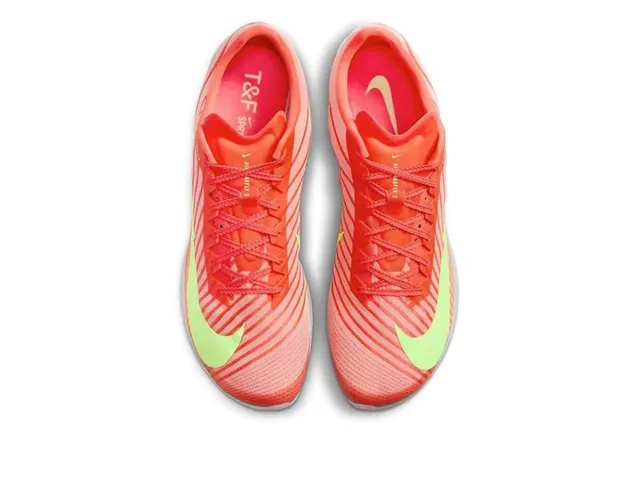 Nike White Black Orange Track Spike Running Shoes
