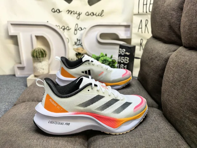 Adidas Adizero RC 1 White Red Black Running Shoes