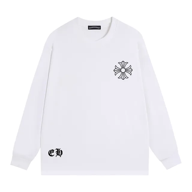 Chrome Hearts Cross Circle Graphic Long-Sleeve T-Shirt