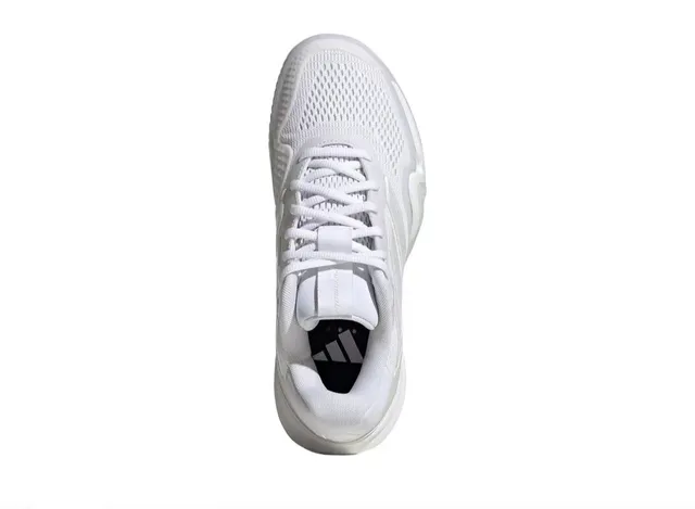 Adidas White Mesh Court Trainer Sneaker