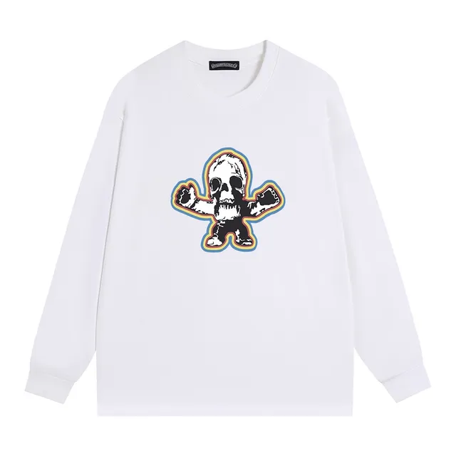 Chrome Hearts Graphic Print Black Long-Sleeve T-Shirt