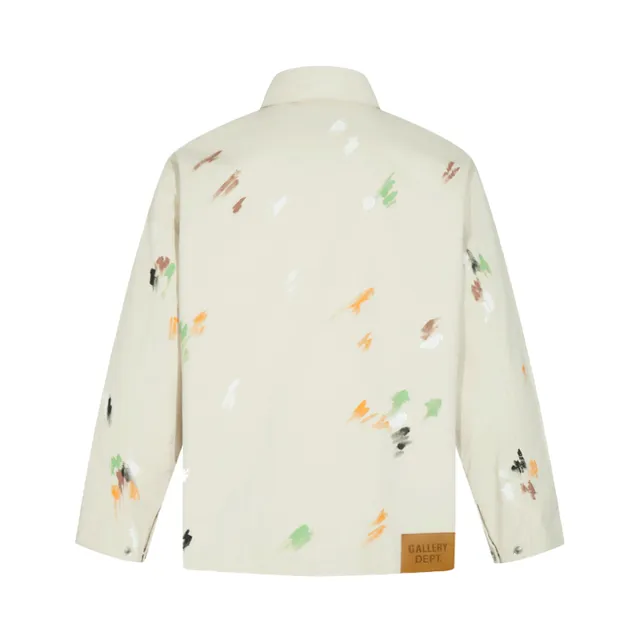 Gallery Dept Paint-Splatter Print Off-White Jacket
