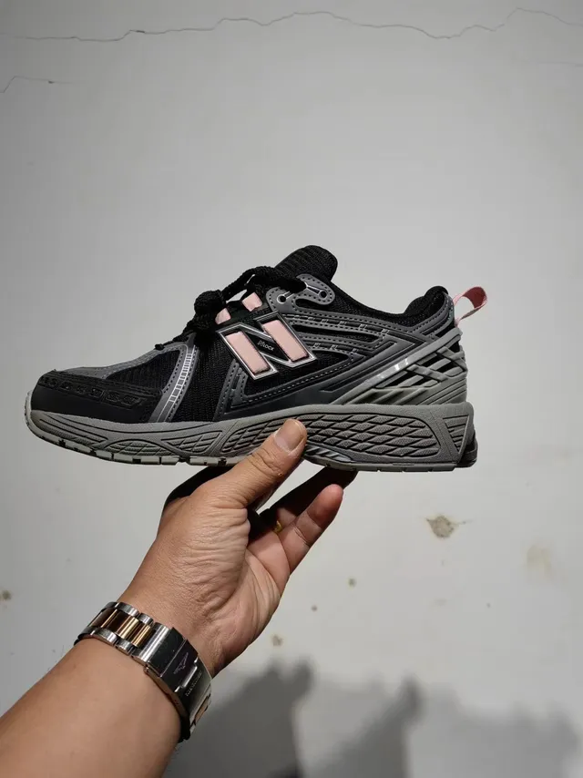New Balance 1906R Black Silver Pink Running Shoes