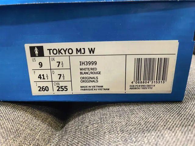 Adidas Tokyo Laceless White and Red Lifestyle Sneakers