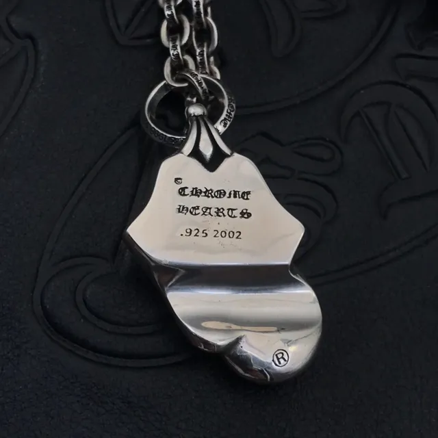 Chrome Hearts Rolling Stones Tongue Pendant Necklace