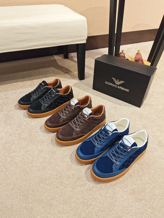 Emporio Armani Black Eagle Jacquard Lifestyle Sneaker