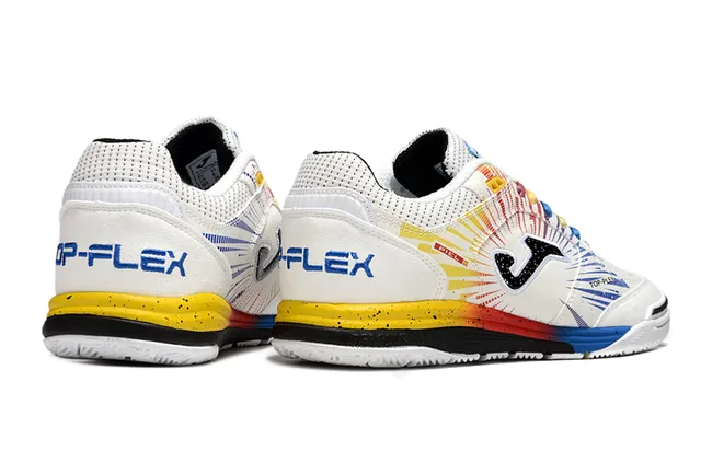 Joma Multicolor White Low-Top Mesh Upper Sneakers