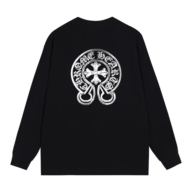 Chrome Hearts Graphic Back Long-Sleeve T-Shirt