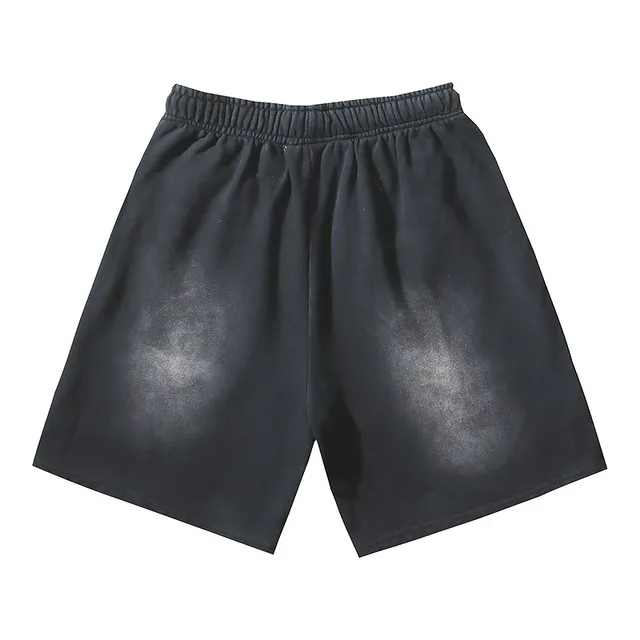 Tribal Flame Graphic Drawstring Shorts