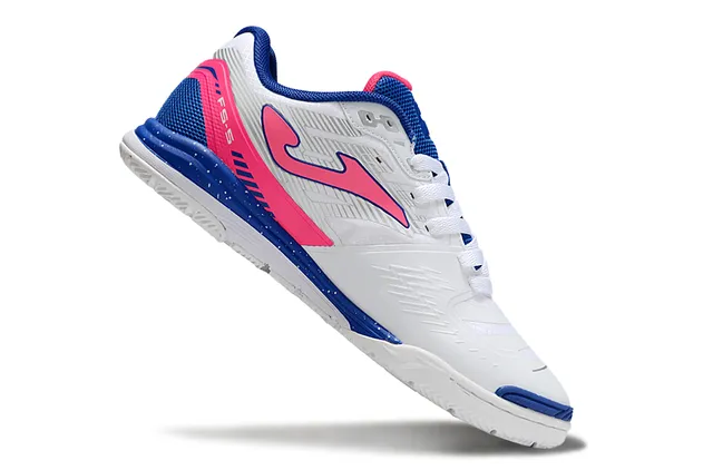 Joma Regate White Blue Low-Top Synthetic-Mesh Upper Sneakers