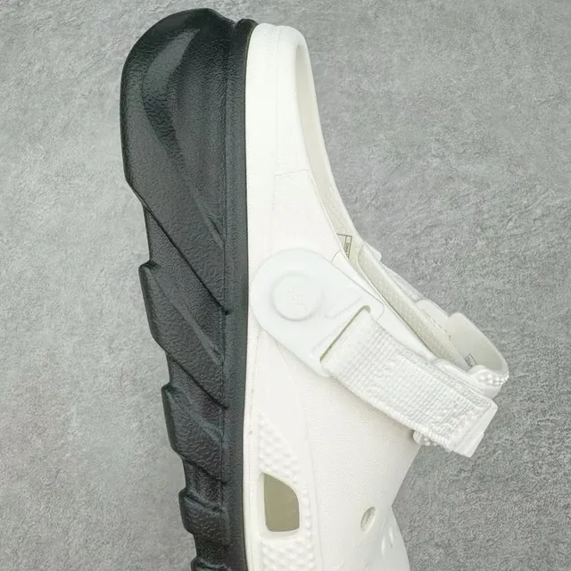 Crocs Echo Clog White and Black Clogs