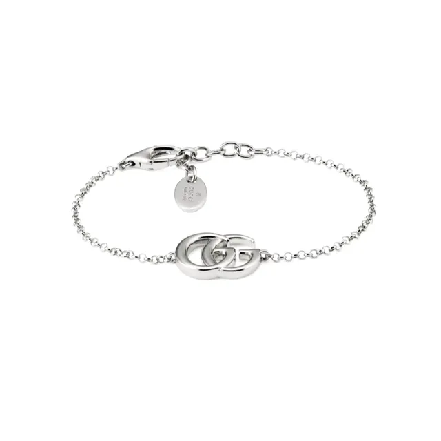 Gucci GG Marmont Gold-Tone Interlocking G Chain Bracelet
